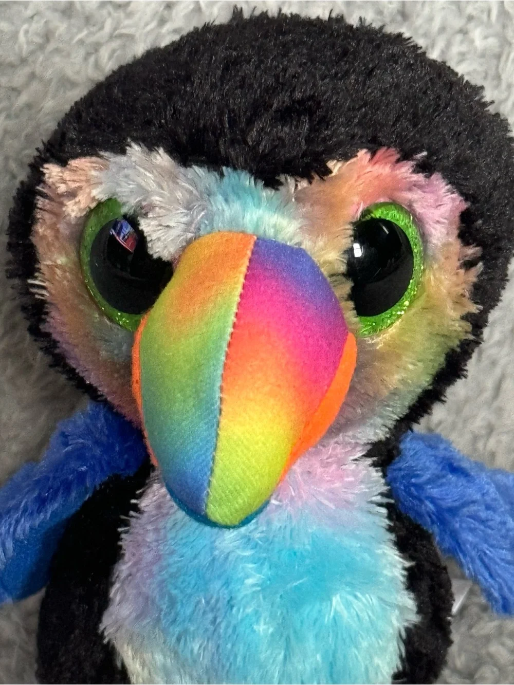Beanie Boos Beaks the Toucan 6” Multicolored Bird Stuffed Animal Soft Toy